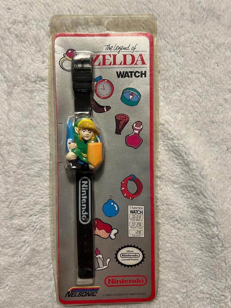 Link (Zelda) horloge van Nelsonic, Ophalen of Verzenden, Zo goed als nieuw, Jongen of Meisje