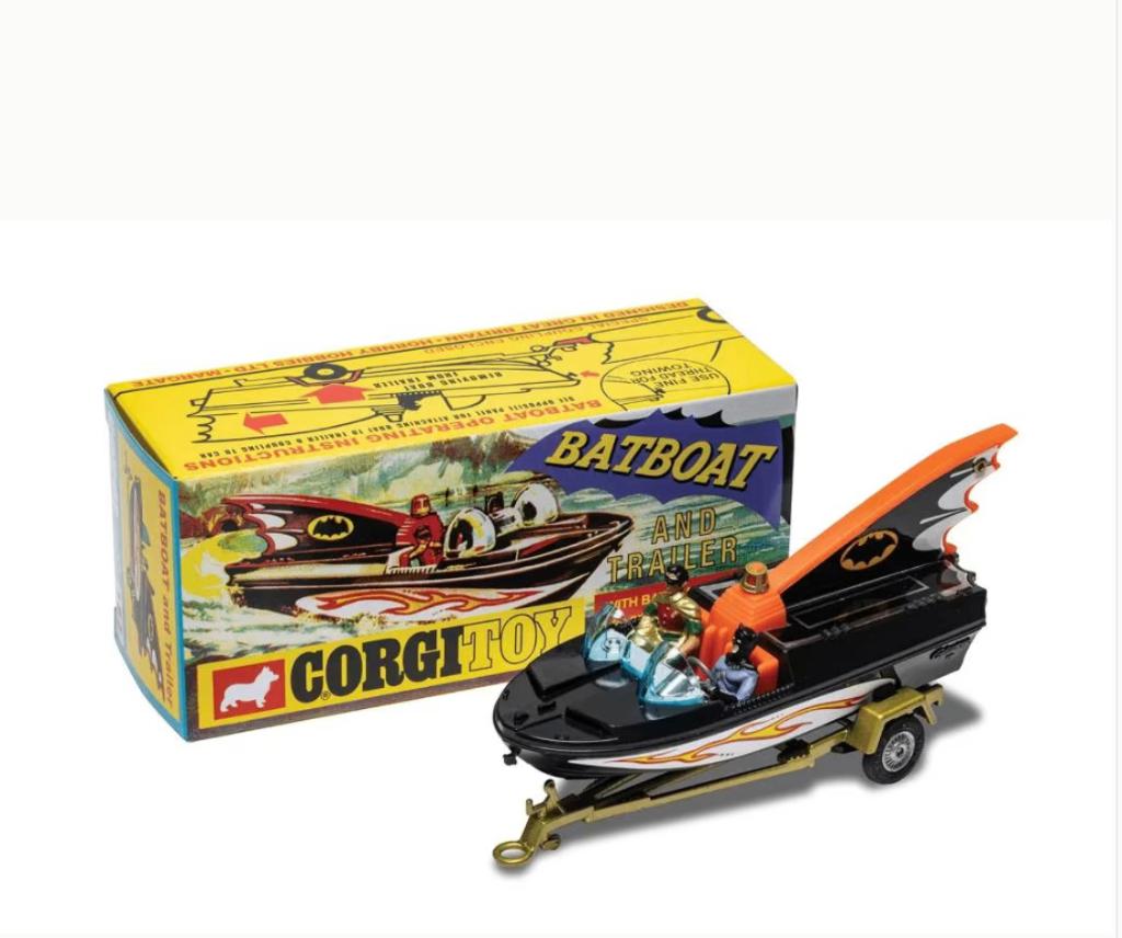 Batman Batboat & Trailer schaal 1/50 CORGI New Ref.  107
