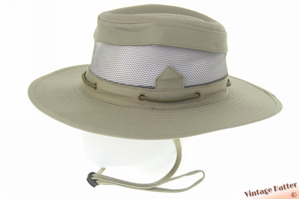 Ventilerende Australische hoed groengrijs katoen 59 & 60 NEW, Kleding | Heren, Ophalen of Verzenden, Nieuw, 58 of 59 cm (L, 7¼ of ⅜ inch)