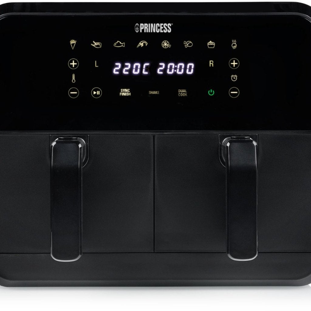 Princess Double Basket 8L 2x1600 Watt (Nieuw), Witgoed en Apparatuur, Frituurpannen, Princess, Zo goed als nieuw, Support@princess.com