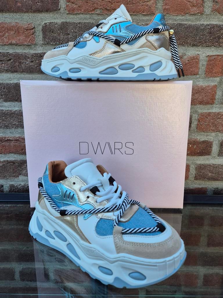 DWRS LABEL "SATURNUS DENIM" - maat 36 - nieuw in doos!, Kleding | Dames, Schoenen, DWRS, Blauw, Nieuw, Ophalen of Verzenden