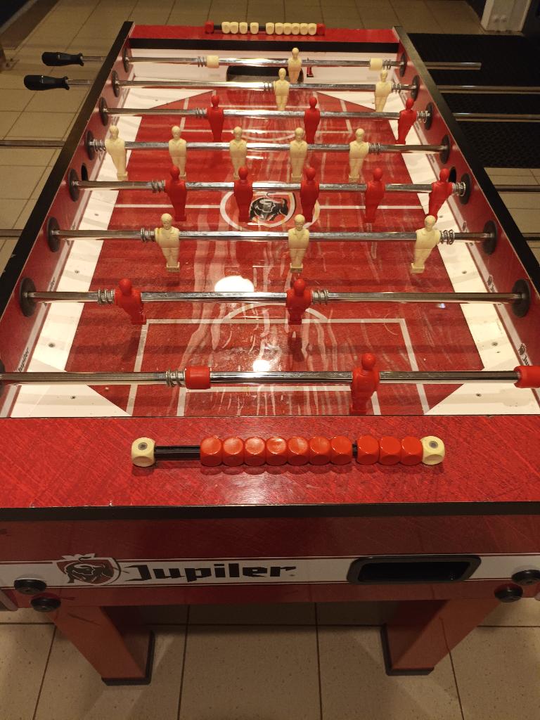 Voetbaltafel Jupiler Garlando G500, Ophalen, Gebruikt