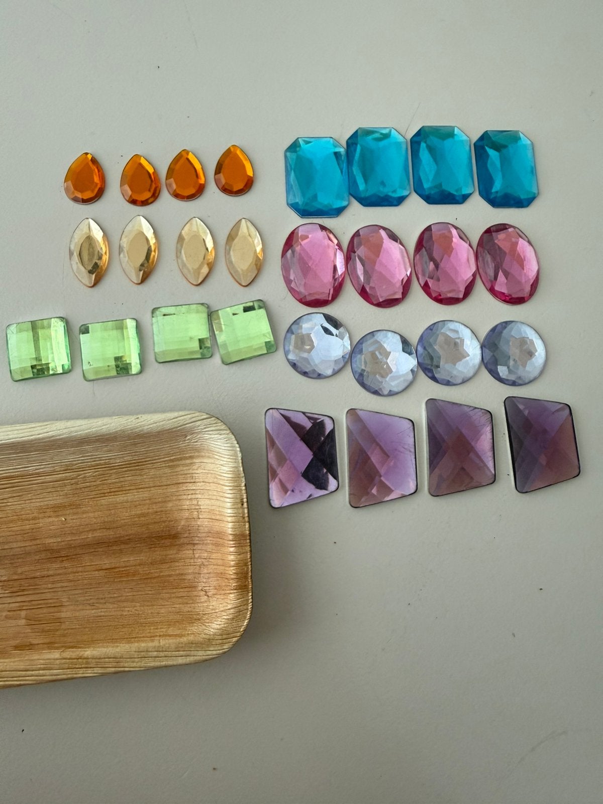 Grimms glitterstenen complete set 28 stuks, Ophalen of Verzenden, Gebruikt, Overige typen