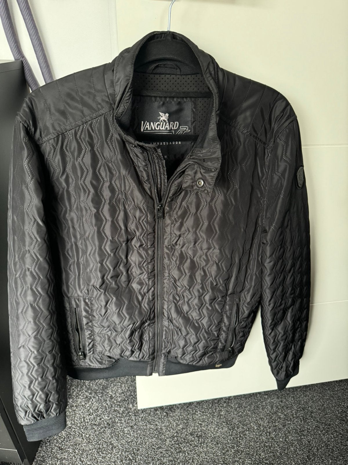 Vanguard jas zomer kleur zwart maat M, Ophalen of Verzenden, Zo goed als nieuw, Zwart