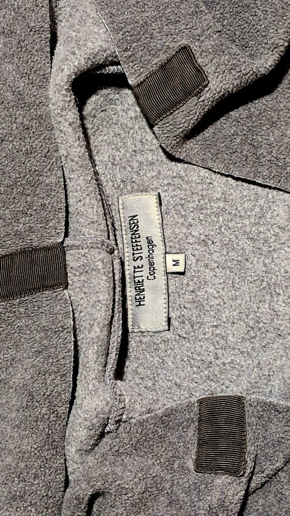 HENRIETTE STEFFENSEN 💎fleece jurk grijs mt M, Maat 38/40 (M), Henriette Steffensen, Verzenden, Zo goed als nieuw