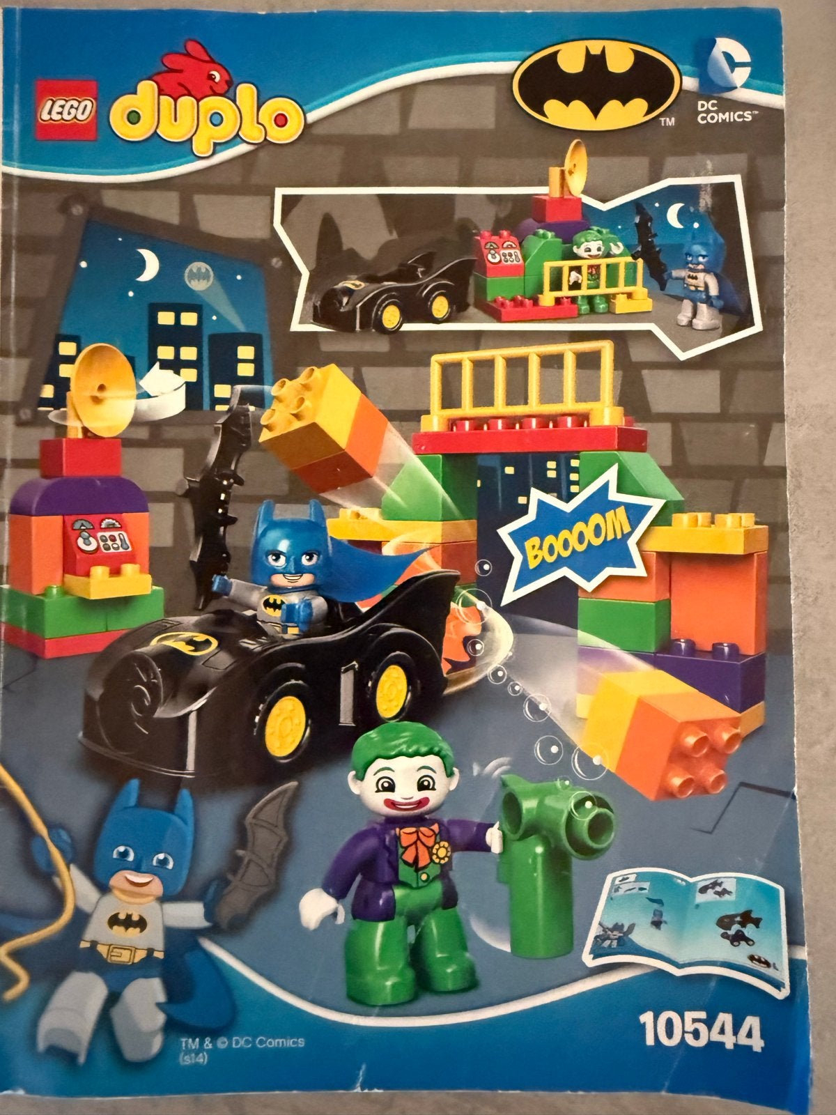 Lego Duplo Batman Avontuur 10544 met Batman en Joker, Kinderen en Baby's, Speelgoed | Duplo en Lego, Inclusief minifiguren, Gebruikt