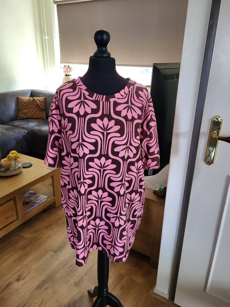 Retro top, Colourful Rebel, Ophalen of Verzenden, Zo goed als nieuw, Korte mouw