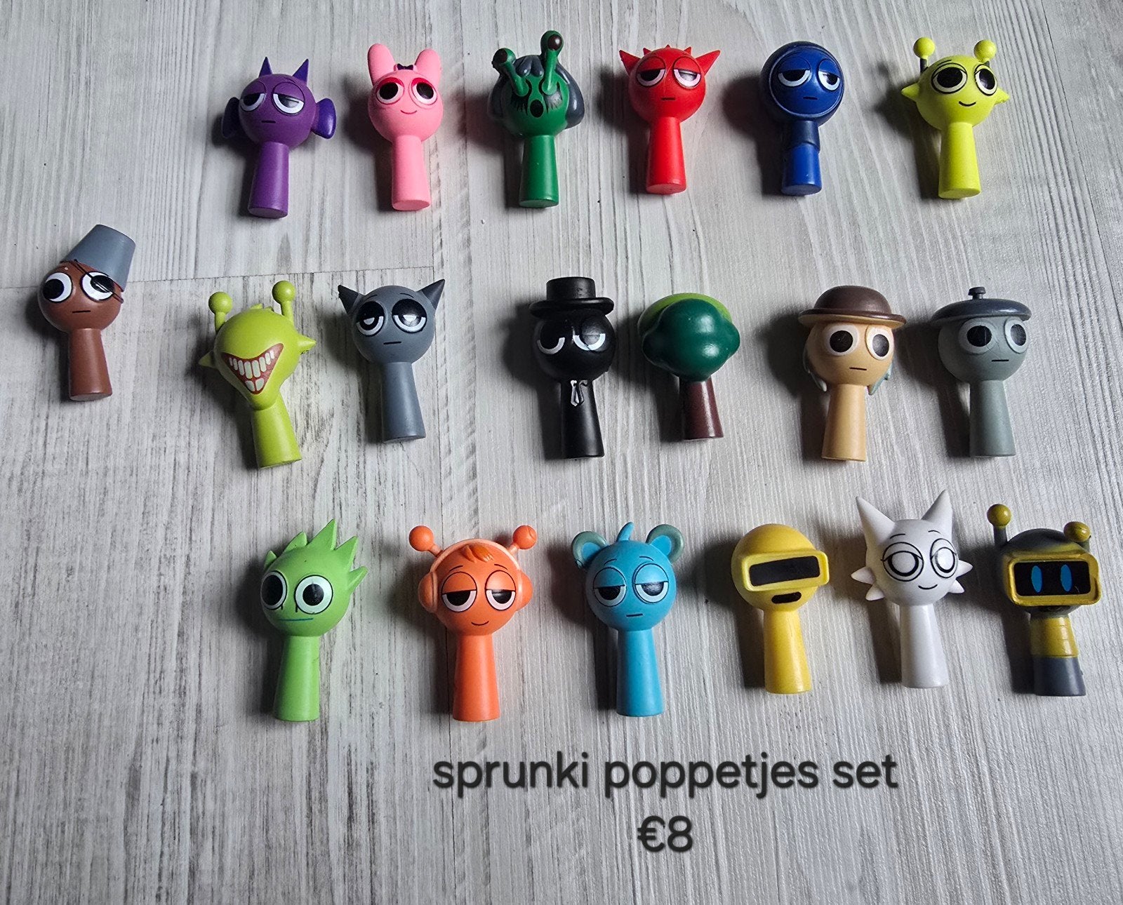 sprunki roblox poppetjes speelfiguren, Verzamelen, Poppetjes en Figuurtjes, Ophalen, Zo goed als nieuw