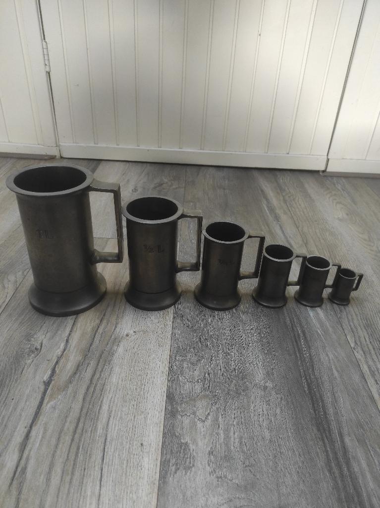Vintage maatbekers, Ophalen of Verzenden
