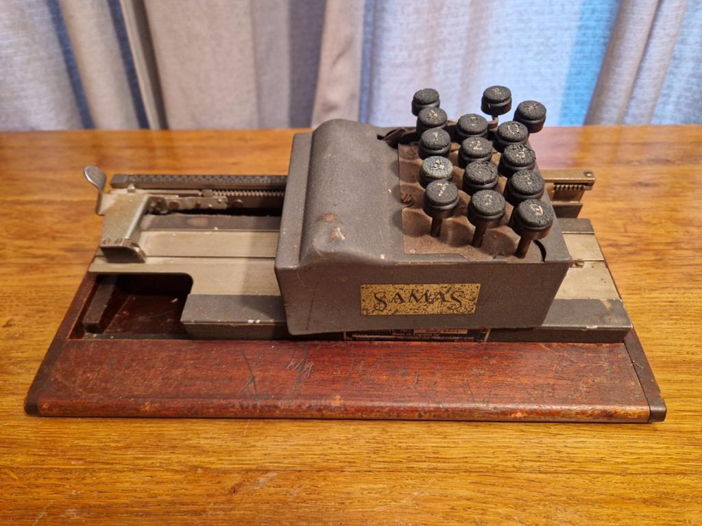 Samas ponskaartmachine, Ophalen of Verzenden