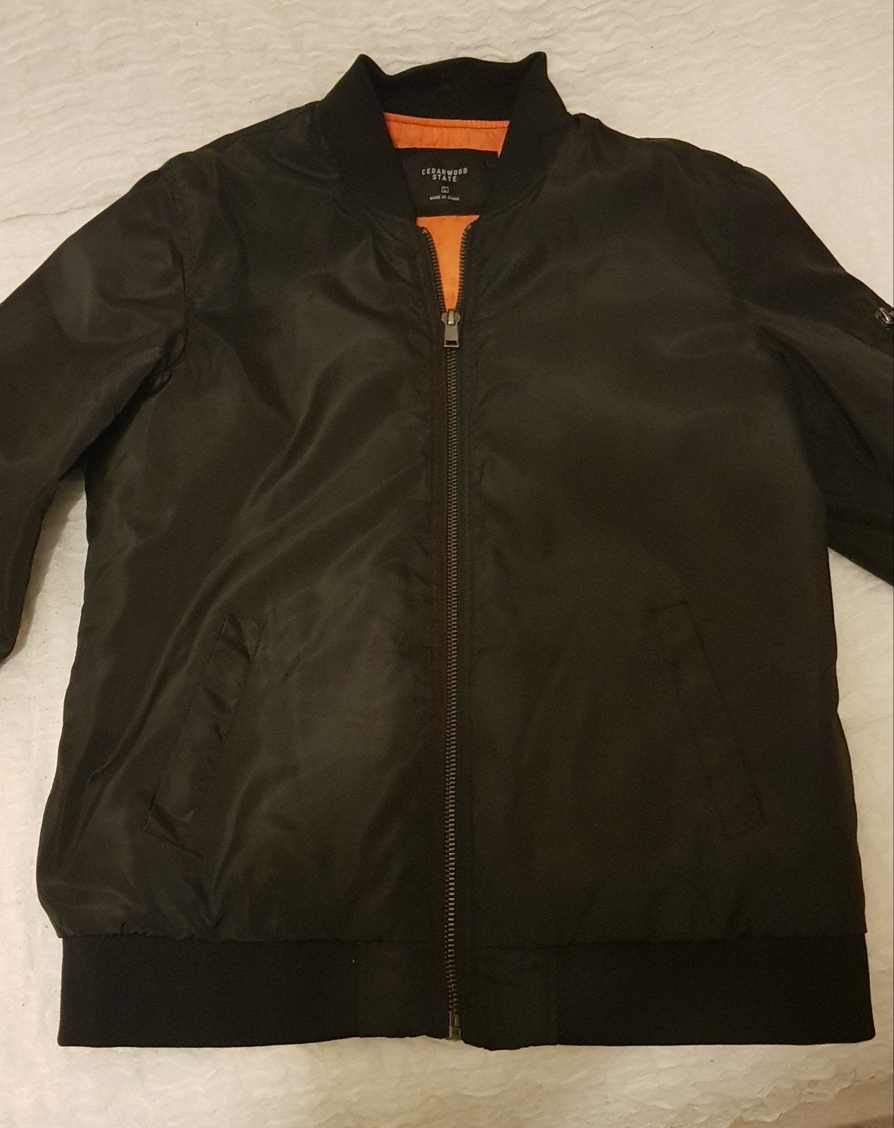 boomberjack zwart heren mt L zgan, Kleding | Heren, Jassen | Winter, Ophalen of Verzenden, Zo goed als nieuw, Maat 52/54 (L), Zwart
