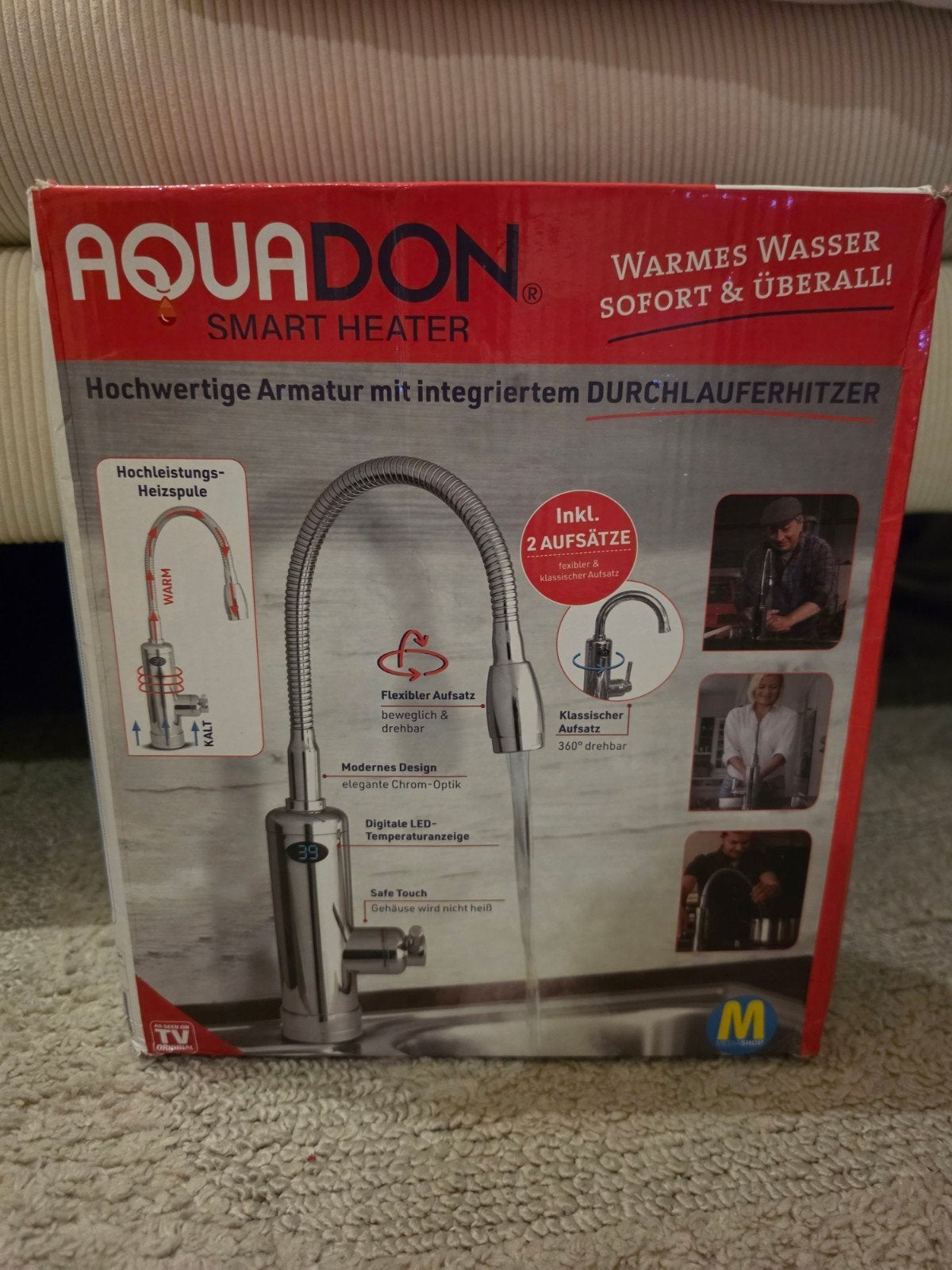 Aquadon Smart Heater Kraan met geïntegreerde boiler, Ophalen