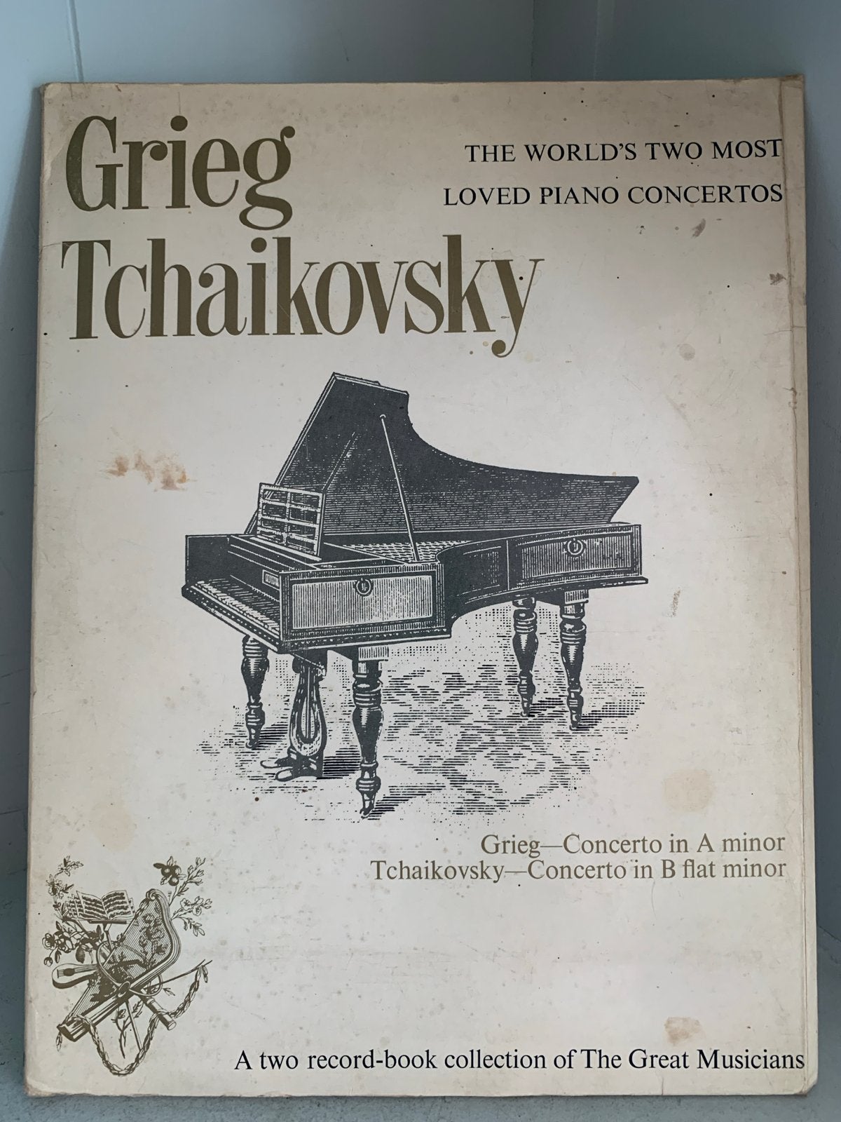 Grieg & Tchaikovski: Piano Concertos - The Great Musicians, Ophalen, Gebruikt, Dubbel-LP, Romantiek