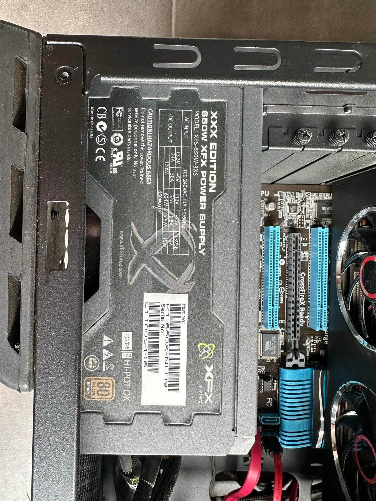 Gaming PC met AMD Radeon R9 280X en XFX 650W PSU, Ophalen, Gebruikt, Minder dan 4 GB, Gaming