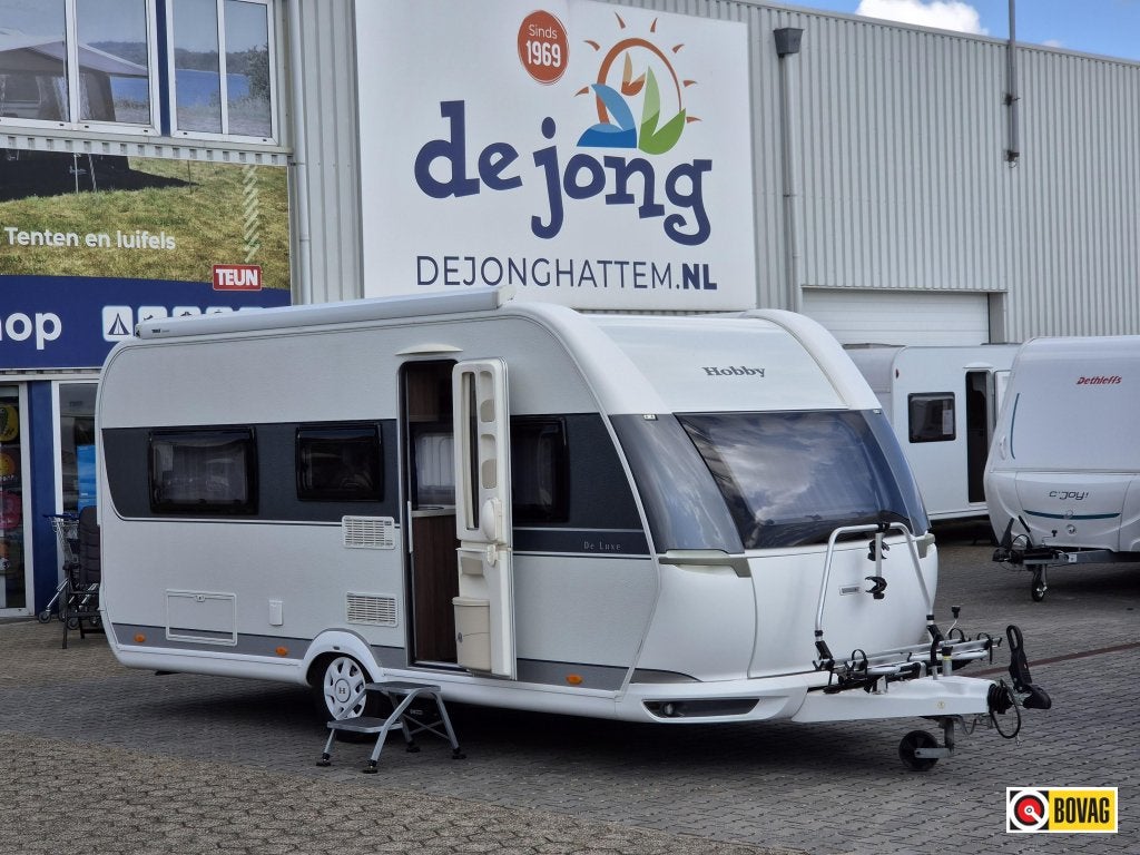 Hobby De Luxe 460 LU Enkele bedden - Mover, Rondzit, Hobby, Schokbreker, Bedrijf