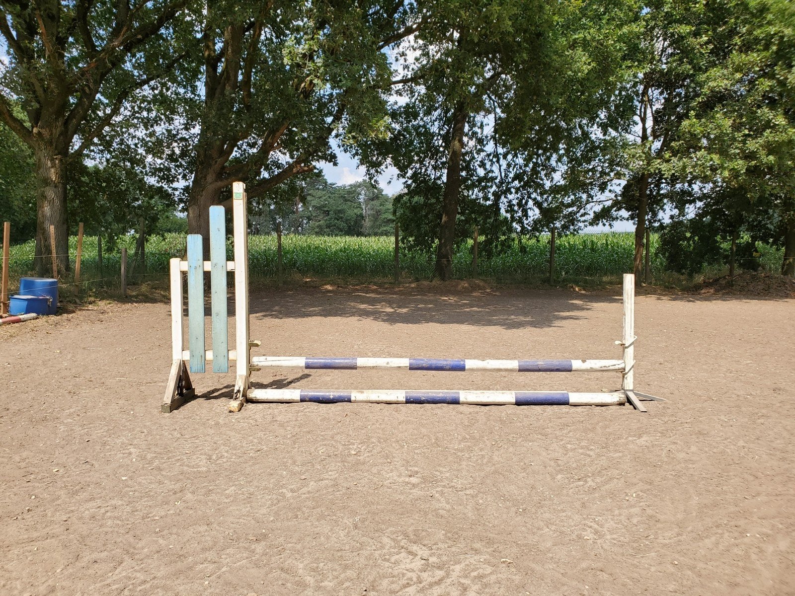 Hindernissen standaarden balken hekjes zijvleugels., Dieren en Toebehoren, Ophalen, Gebruikt, Springen