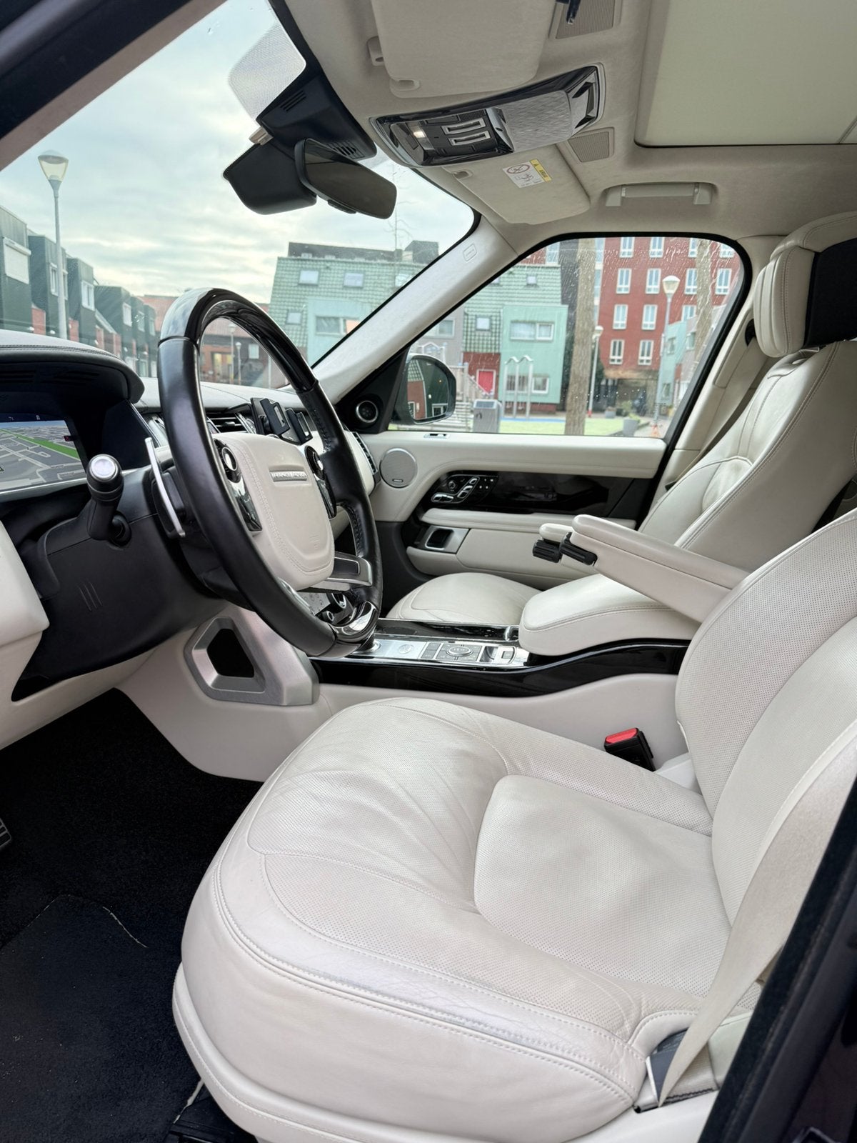 Land Rover Range Rover 2.0 P400e 404pk Aut 2020 Blauw, Auto's, Land Rover, Bedrijf, Range Rover, Hybride Elektrisch/Benzine, Plug-in hybride