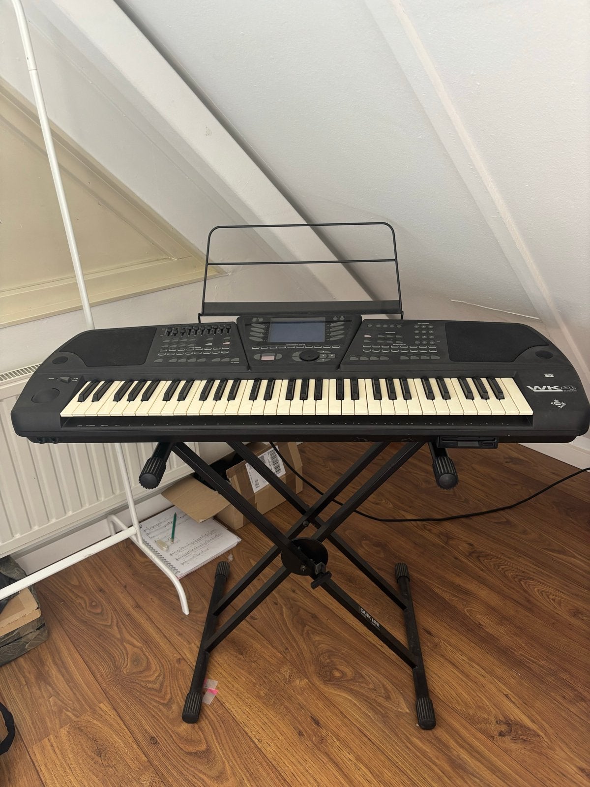 Generalmusic WK4 keyboard met standaard, Muziek en Instrumenten, Ophalen, Korg, Aanslaggevoelig, 61 toetsen
