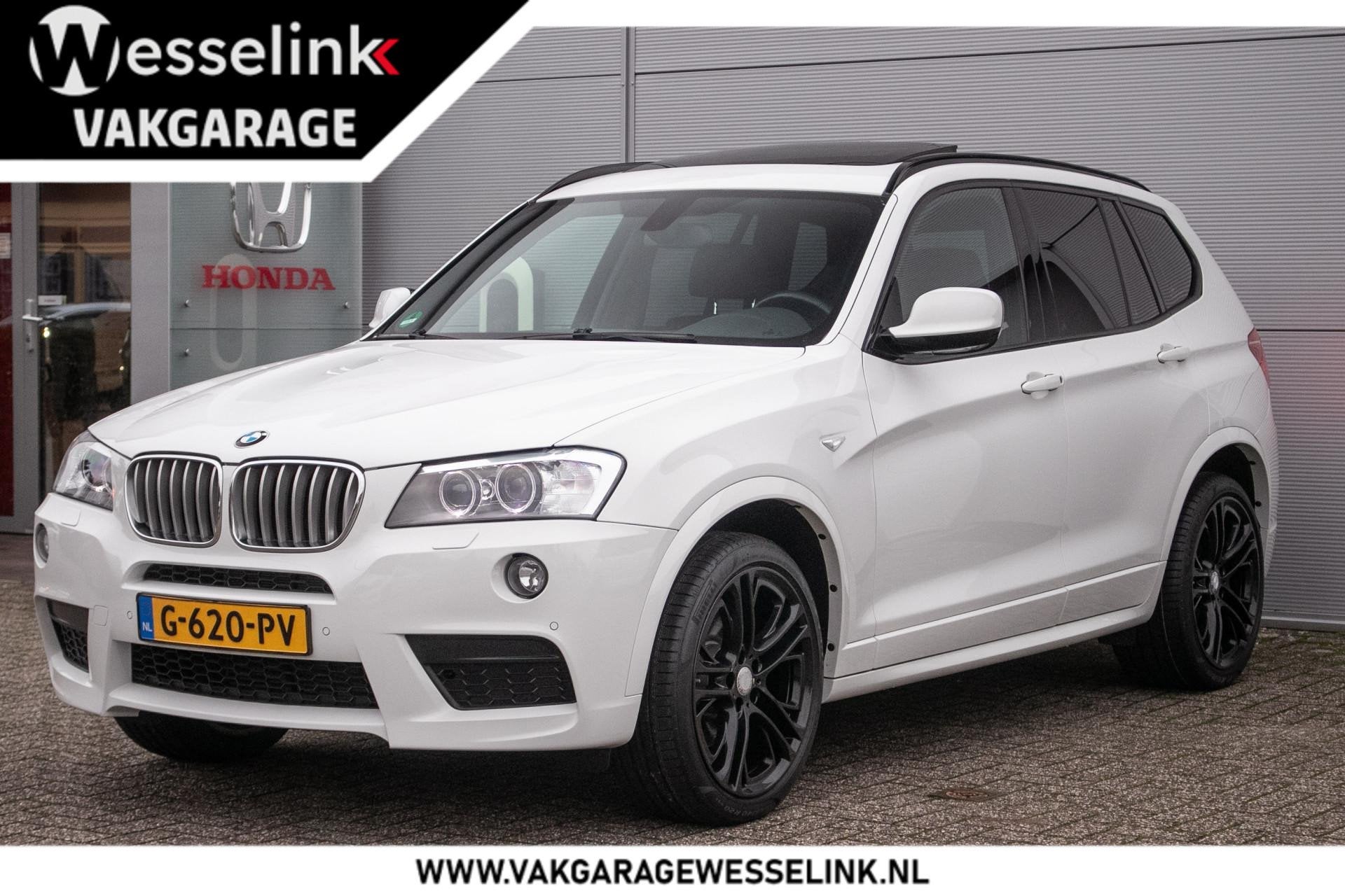 BMW X3 xDrive28i High Executive M-sport - Schuif/kanteldak |, Auto's, BMW, Gebruikt, 4 cilinders, 2000 kg, Wit