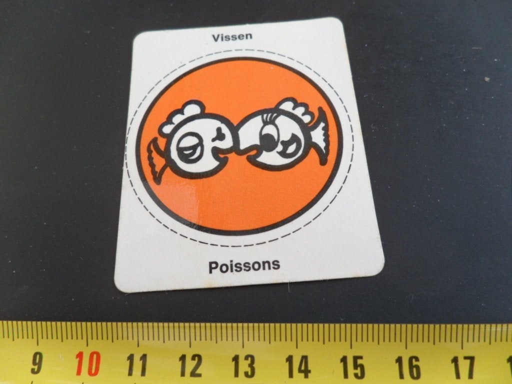 sticker strip sterrenbeeld vissen poissons *, Ophalen of Verzenden, Zo goed als nieuw