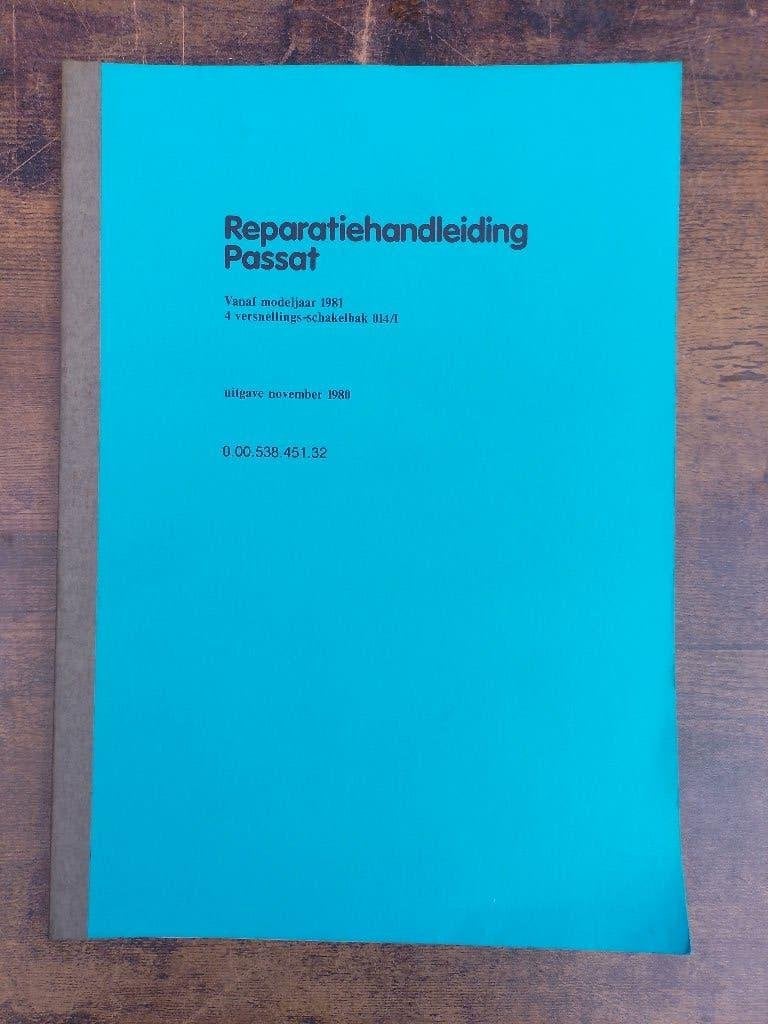 Vw Passat B2 dealer werkplaatsboek 014 Versnellingsbak, Verzenden, Gelezen, Volkswagen
