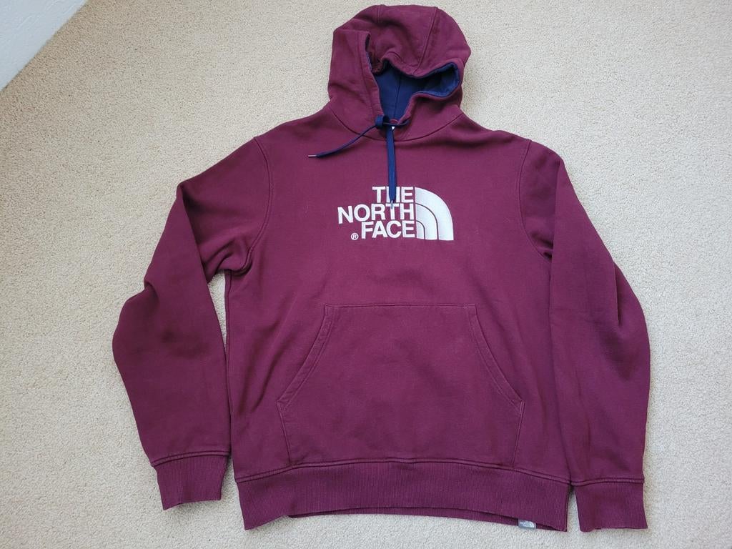The North Face Hoodie - Bordeauxrood maat L, Maat 52/54 (L), Overige kleuren, Ophalen of Verzenden, Zo goed als nieuw