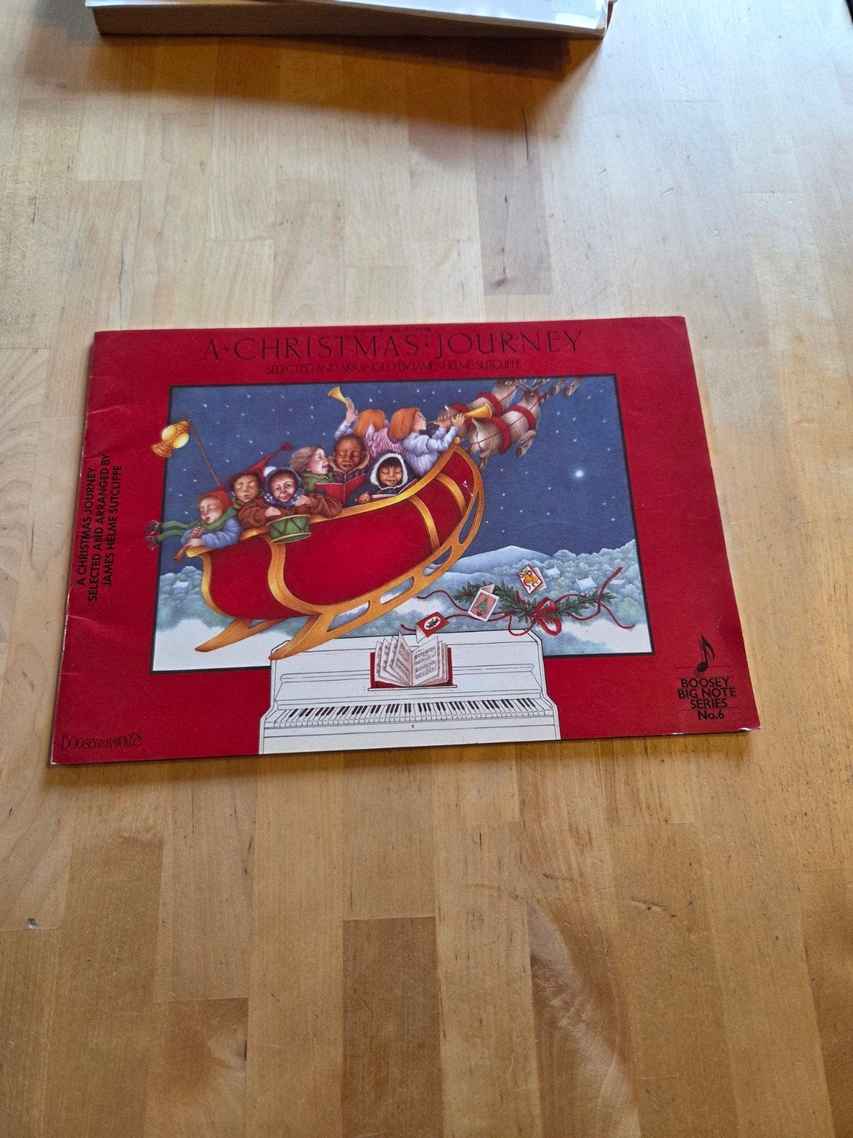 A Christmas Journey - Kerstliederen bladmuziek (goede staat), Muziek en Instrumenten, Verzenden, Gebruikt, Piano