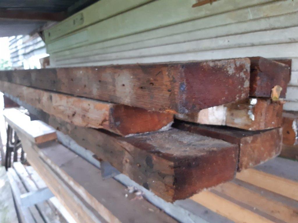 8 ruwe binten, Doe-het-zelf en Verbouw, Ophalen, Gebruikt, 250 tot 300 cm, 50 mm of meer