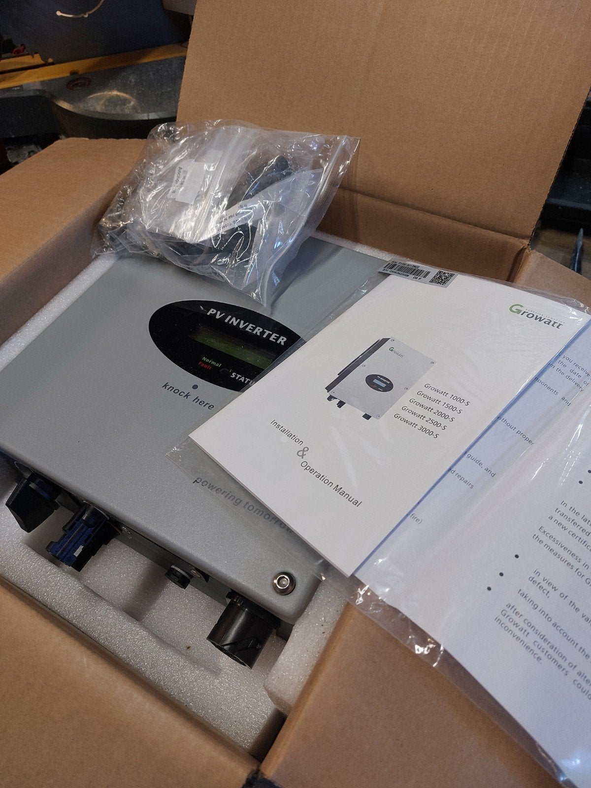 Growatt 1500-S PV Grid Inverter - Nieuw in doos, Ophalen of Verzenden, Nieuw, Overige typen