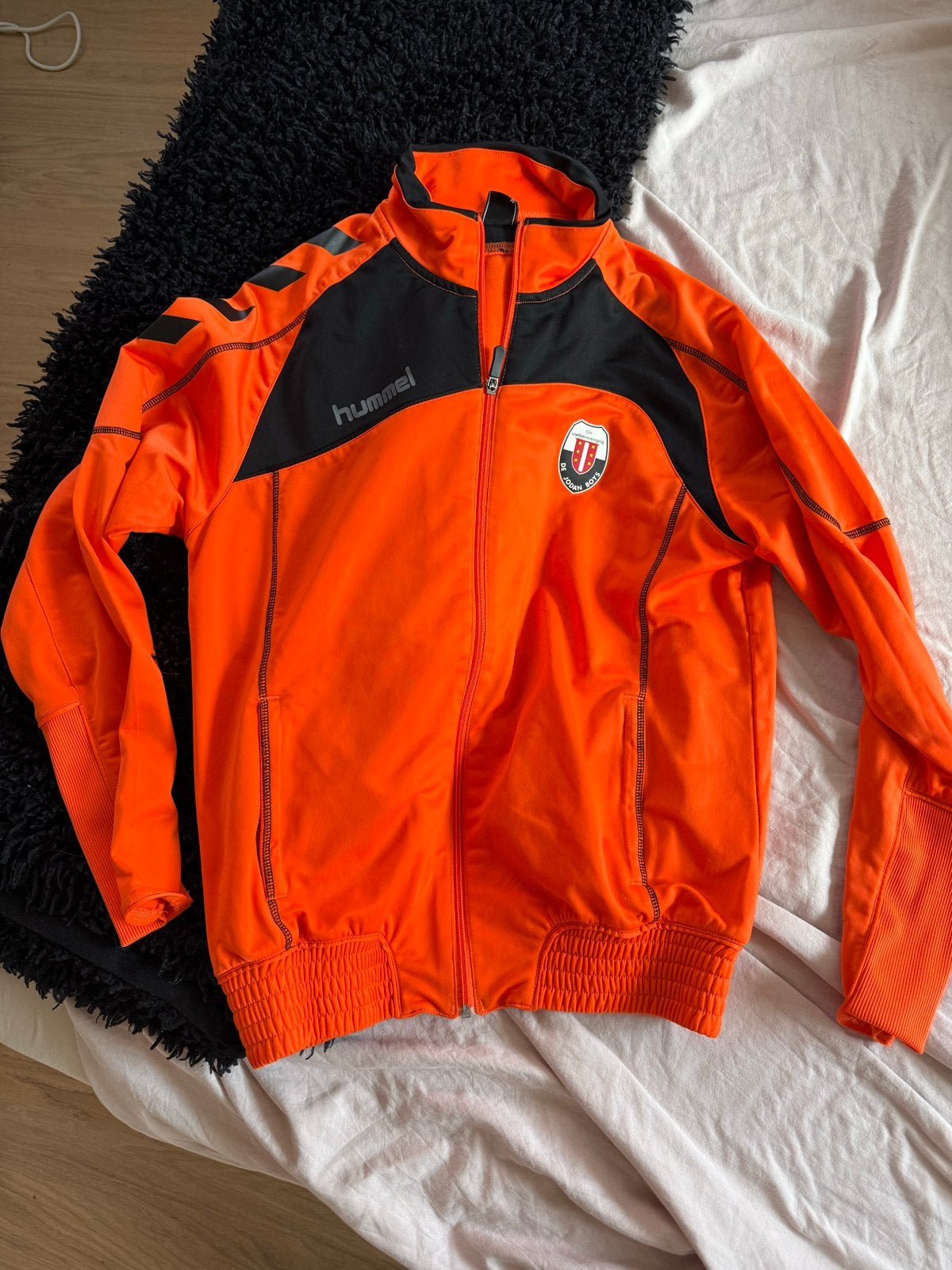 Trainingsvest CVV De Jodan Boys - Hummel M, Maat 48/50 (M), Oranje, Ophalen of Verzenden, Voetbal