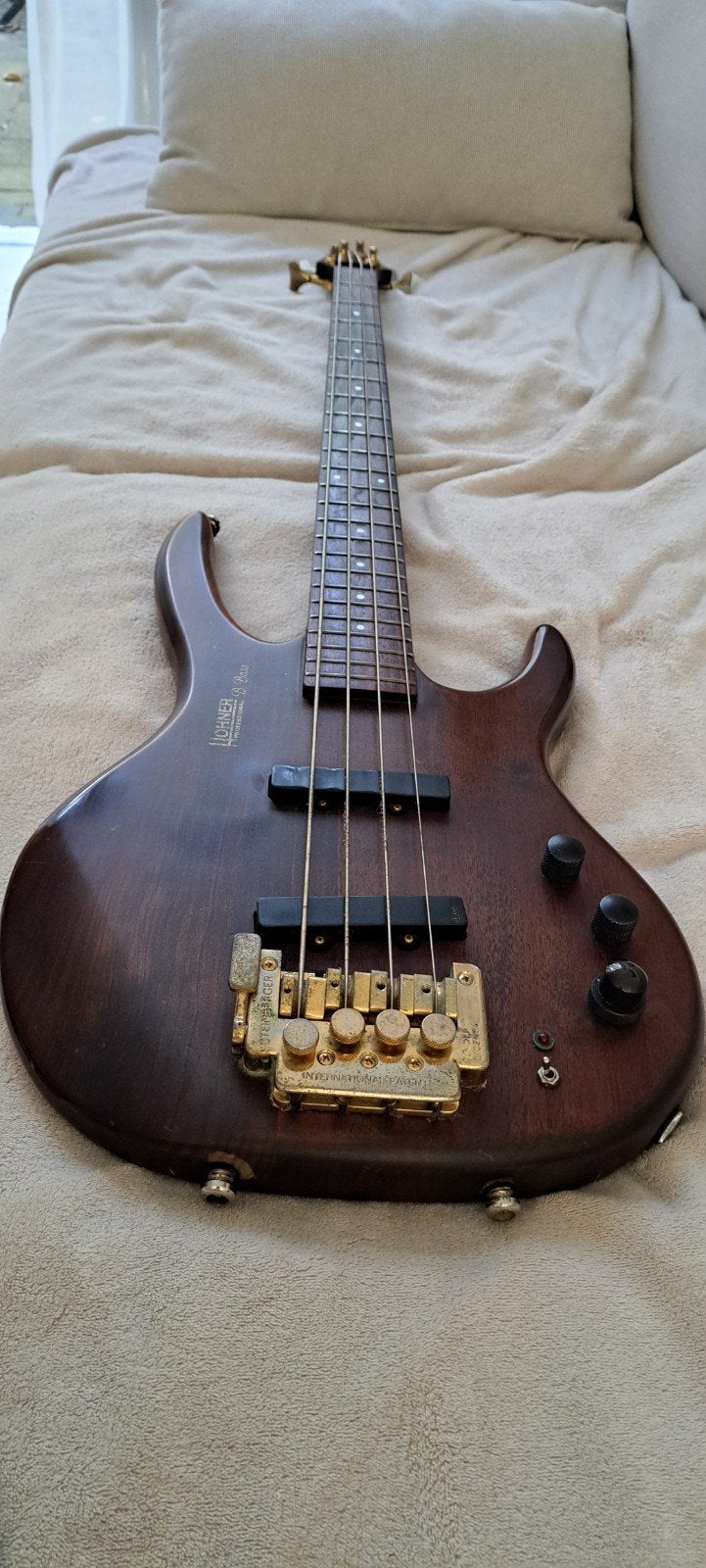 Hohner ( passief/actief) B2 Bassgitaar - Vintage E, Ophalen, Gebruikt