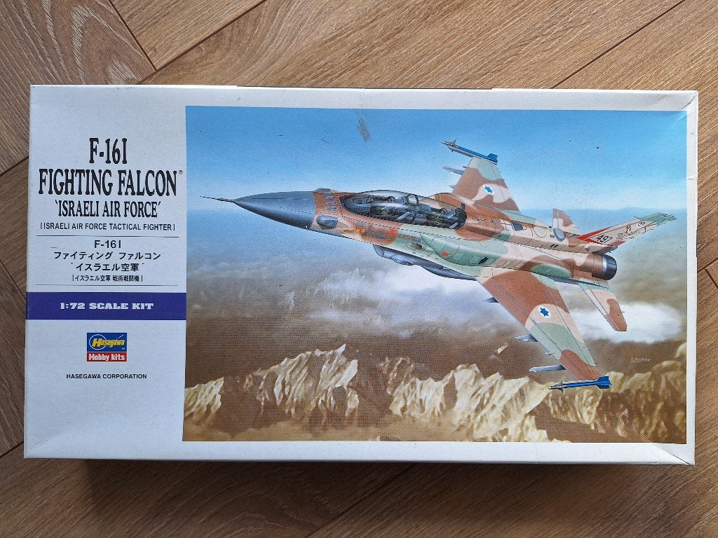 1:72 1/72 Hasegawa F-16I Fighting Falcon “Israeli Air Force”, Ophalen of Verzenden, Zo goed als nieuw, Vliegtuig, Hasegawa