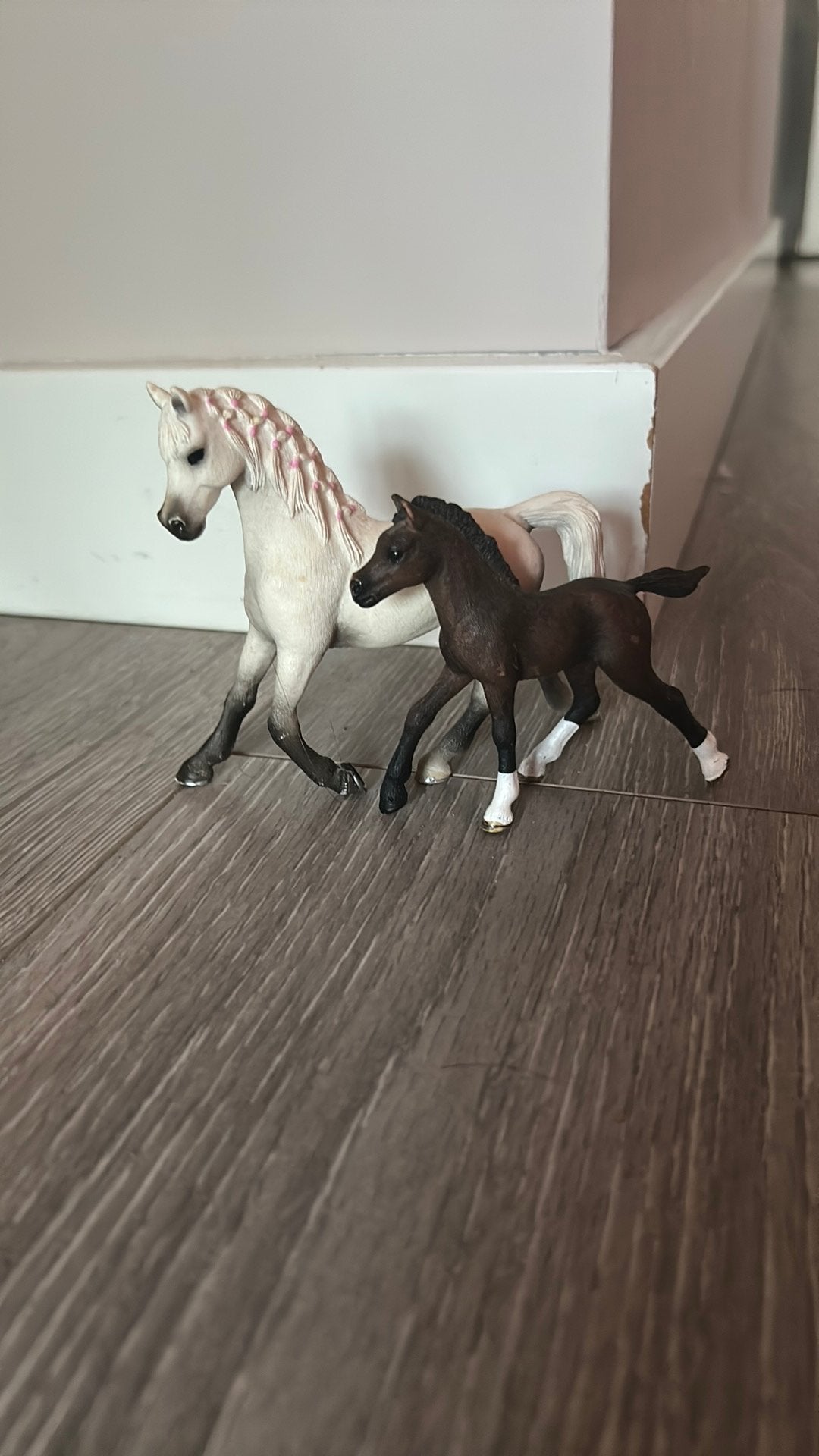 Schleich paard + veulen, Verzamelen, Dierenverzamelingen, Ophalen of Verzenden, Zo goed als nieuw, Paard, Beeldje of Figuurtje