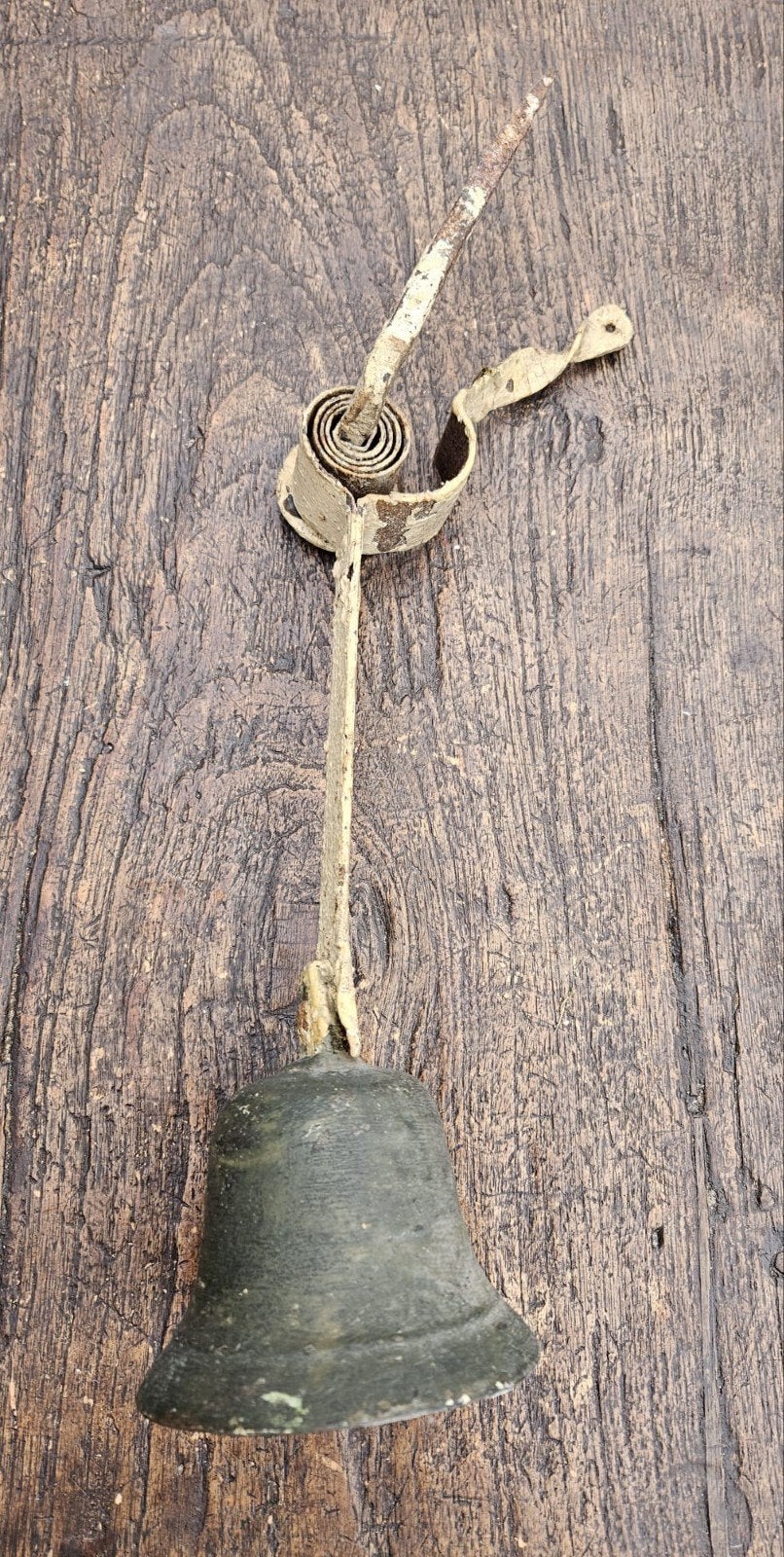 Antieke winkel deurbel, Ophalen of Verzenden, Gebruikt