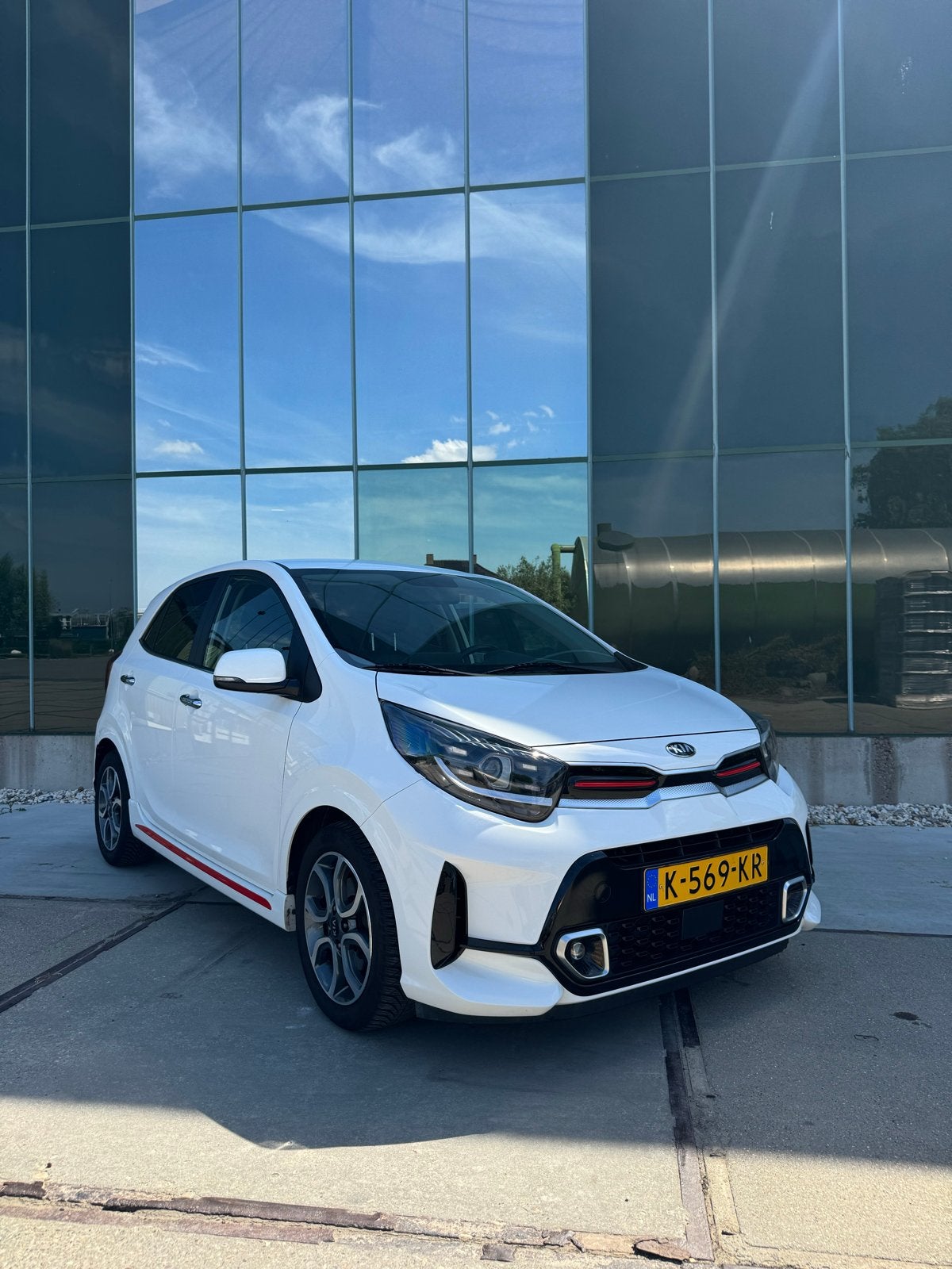 Kia Picanto 1.0 GT-Line 67pk 5-zits 2021 Wit, Voorwielaandrijving, Wit, Origineel Nederlands, Handgeschakeld