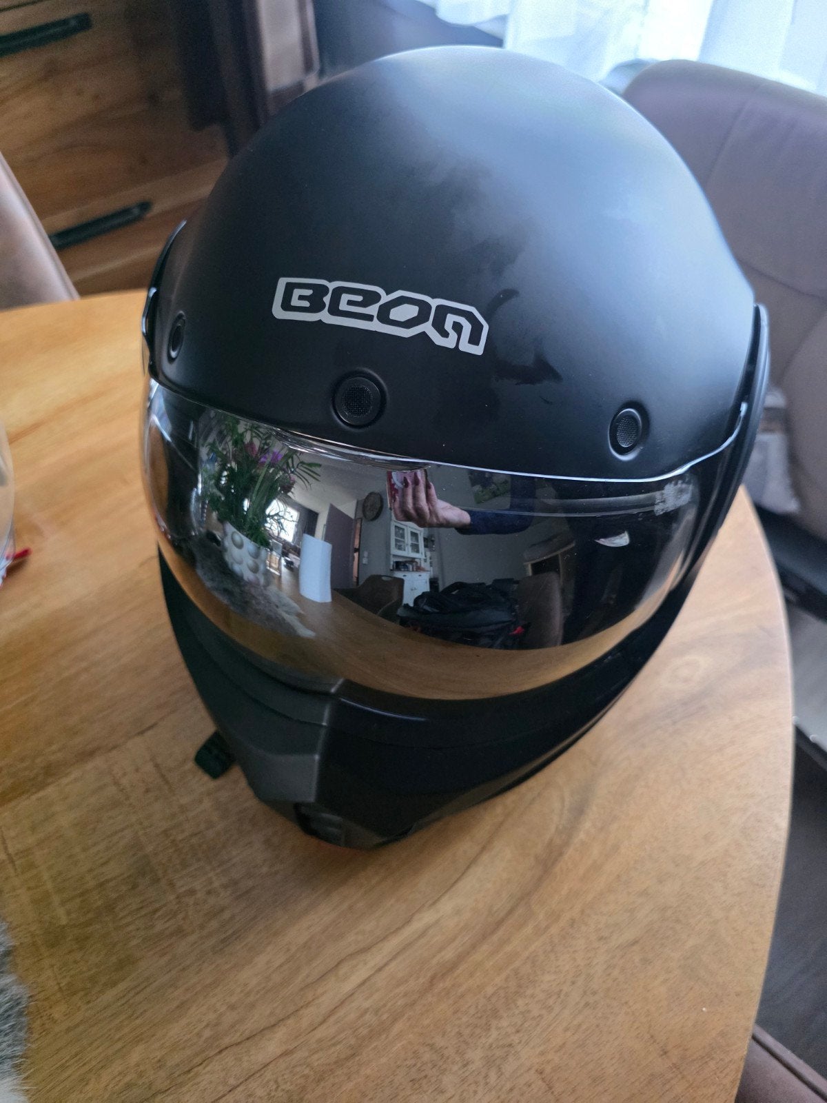 Beon Stratos integraalhelm - Mat Zwart - Maat XL, Overige merken, Dames, XL, Ophalen of Verzenden