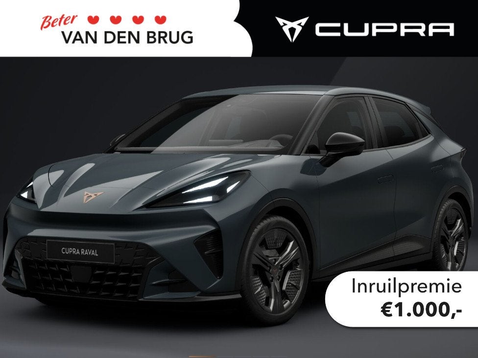 CUPRA Raval Business 39 kWh 135 PK | Trekhaak | Adaptieve Cr, Auto's, 326 km, Overige modellen, 1589 kg, Blauw