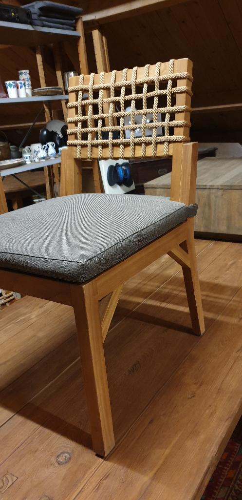 Outdoor eetstoelen., Ophalen, Japiemeubel, Teakhout, Nieuw