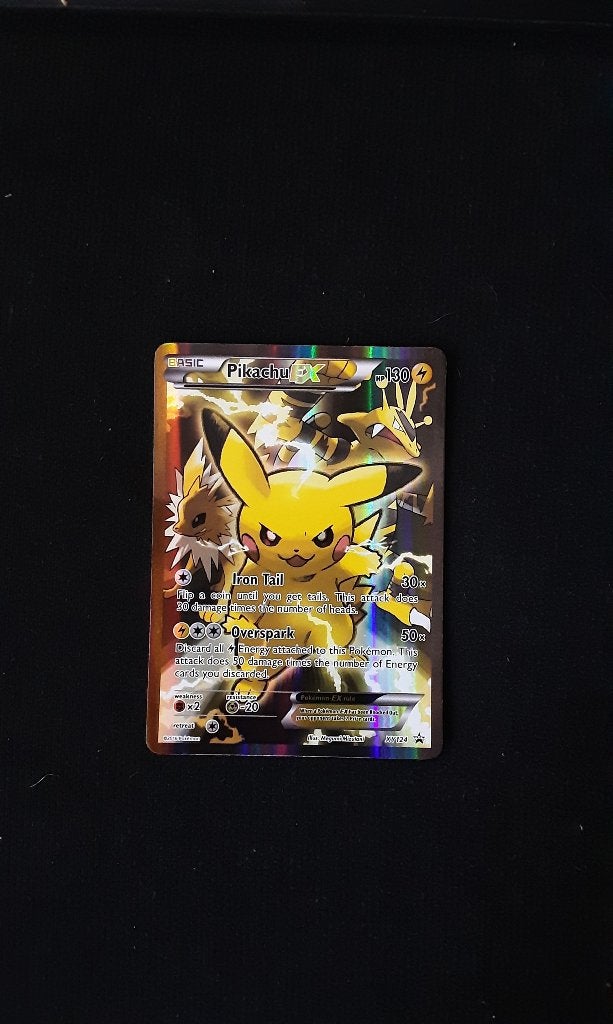 Pokemon Pikachu XY promo, Ophalen, Zo goed als nieuw, Losse kaart, Foil