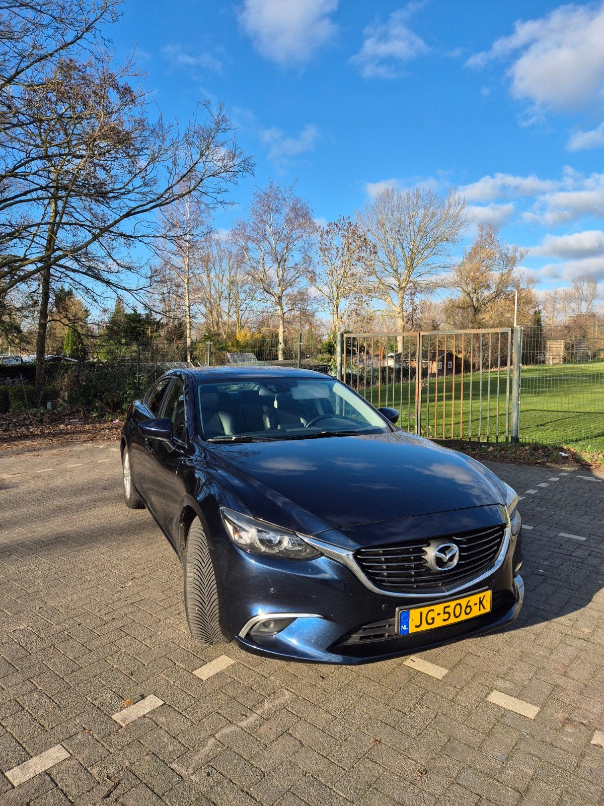 Mazda 6 2.2D 110KW Sedan Aut6 2016 Blauw, Auto's, Mazda, 730 kg, 4 cilinders, Origineel Nederlands, Diesel