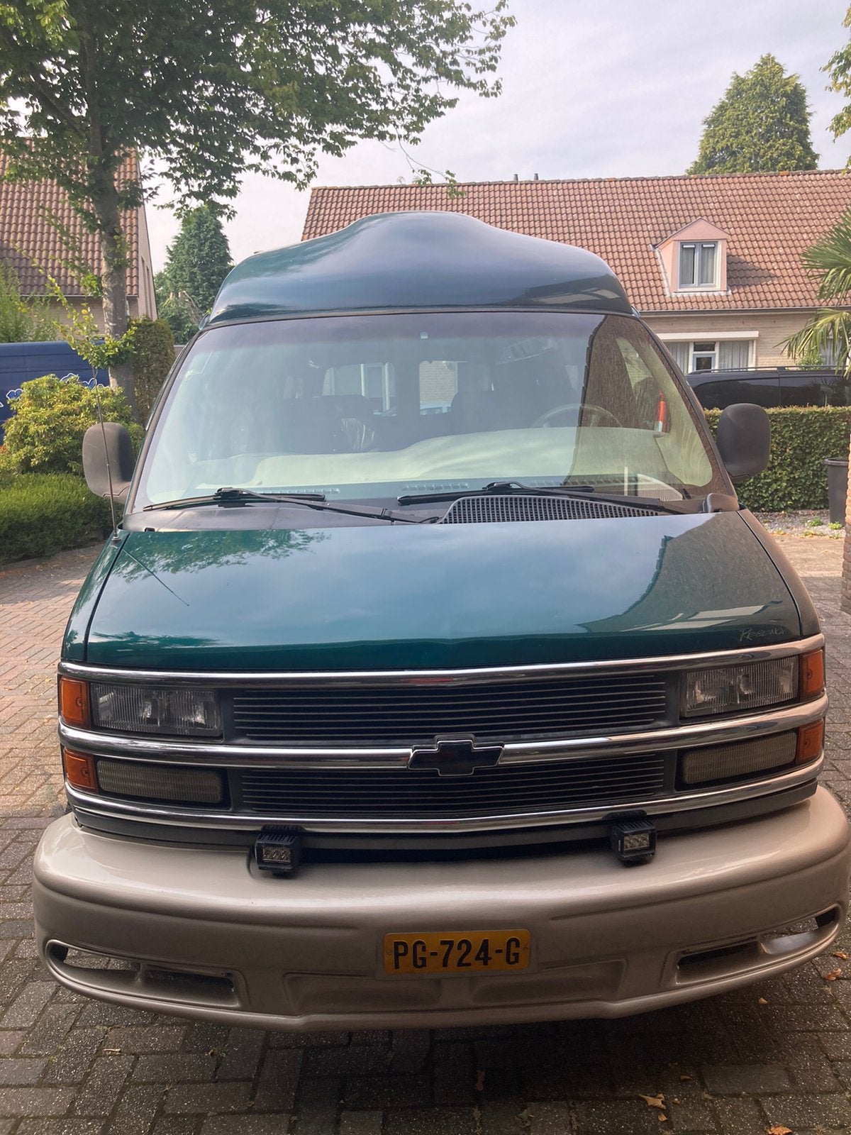 Chevrolet 2000 Groen, Automaat, Overige carrosserieën, 7 stoelen, Leder