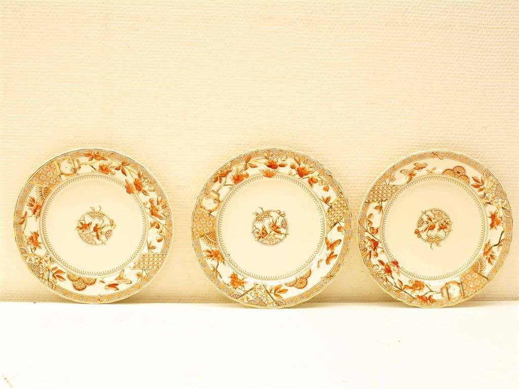3 victoria platte borden 31131, Gebruikt, Ophalen of Verzenden, Bord(en), Wedgwood