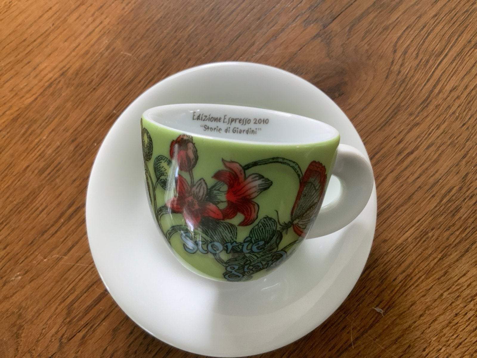 Illy Art Collection Espresso Kop en Schotel - Storie di Giar, Huis en Inrichting, Overige merken, Ophalen of Verzenden, Zo goed als nieuw