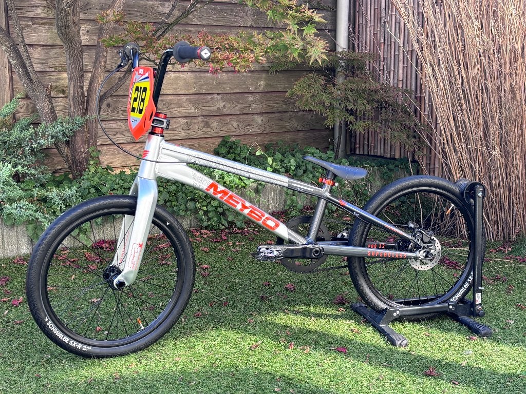 Nieuwstaat Meybo Superclass PRO 22 Race BMX met upgrades, Ophalen, Meybo, 20 tot 24 inch, Aluminium
