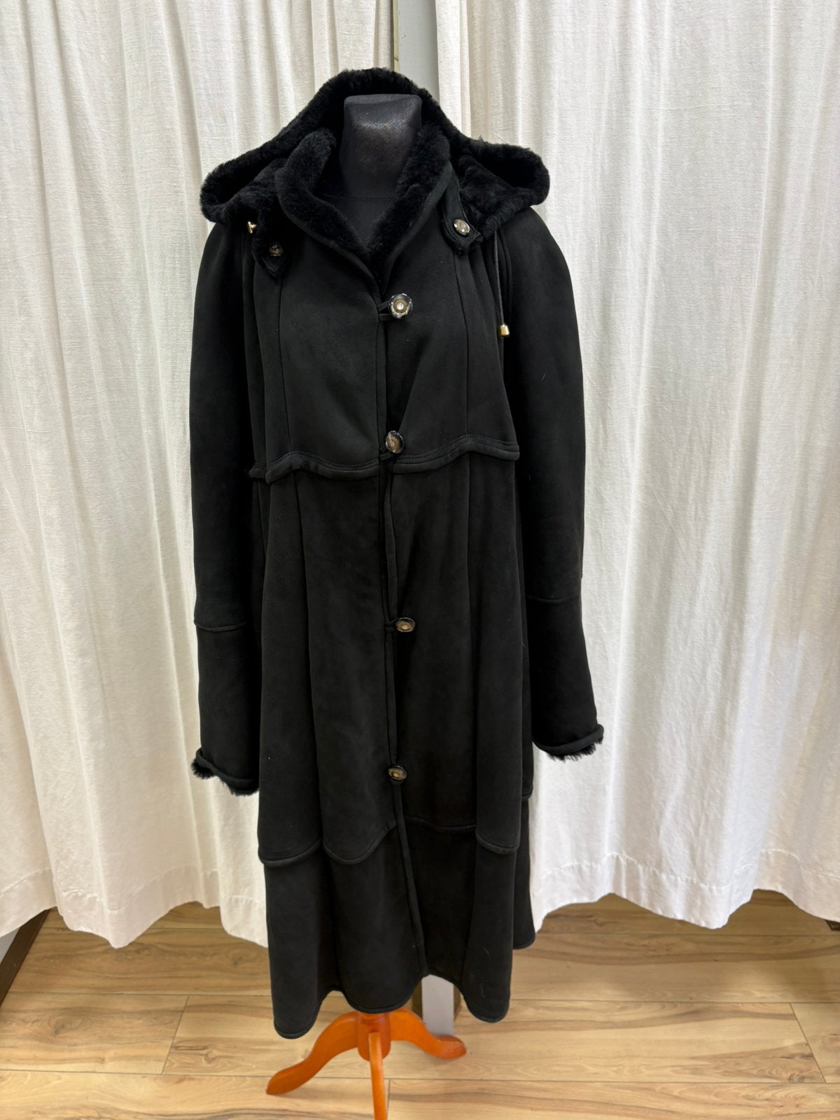 Vintage Shearling lammycoat maat L, Ophalen of Verzenden, Zo goed als nieuw