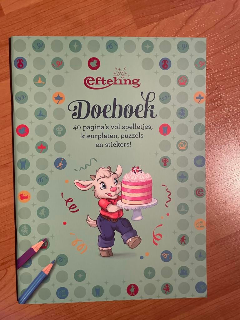 Efteling Doeboek: Spelletjes, Kleurplaten, Puzzels & Sticker, Verzamelen, Ophalen of Verzenden, Zo goed als nieuw, Overige typen