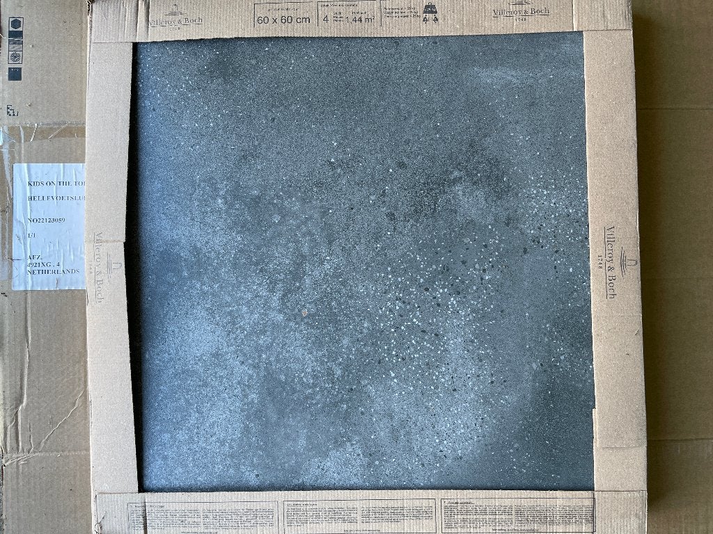 Vloertegel Urban Jungle 60 x 60 cm donkergrijs, Ophalen, 60 cm of meer, Nieuw, Minder dan 5 m²
