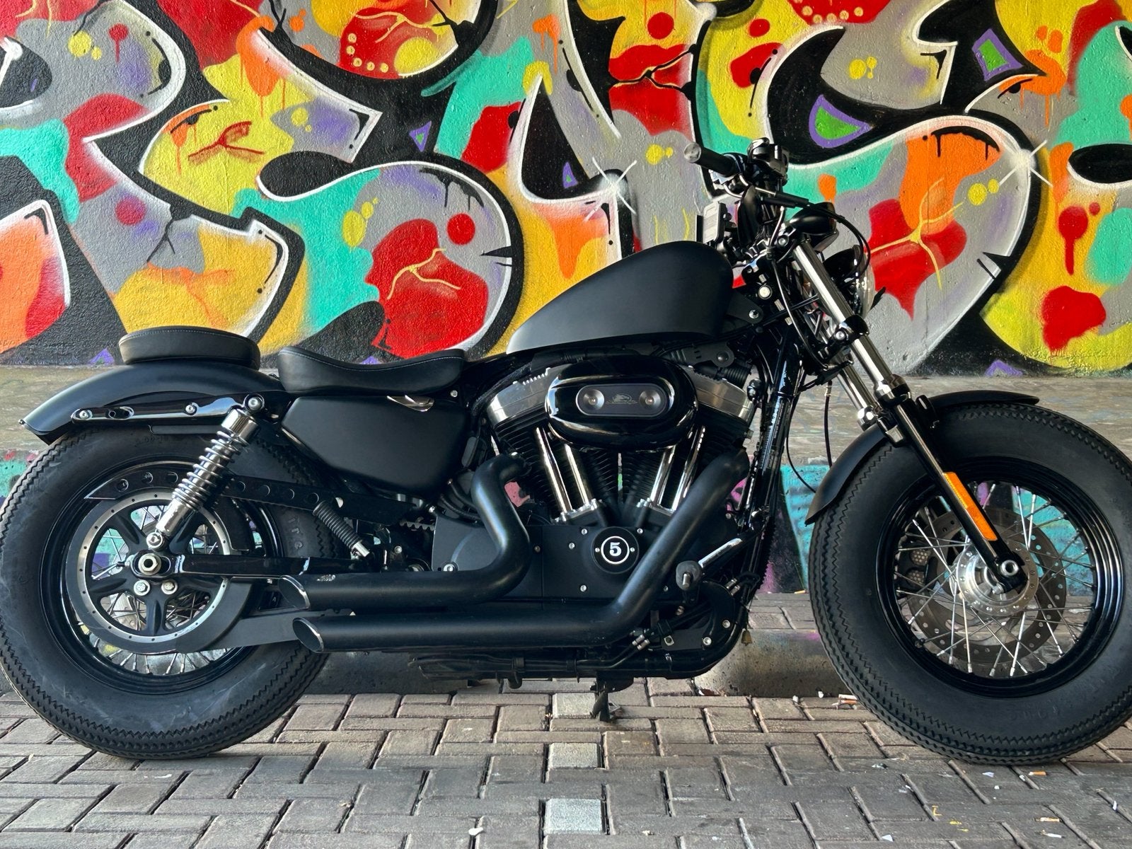 Harley Davidson Forty Eight 1200X Sportster (custom) 2015, Motoren, Motoren | Harley-Davidson, Occasion, Particulier, Meer dan 35 kW