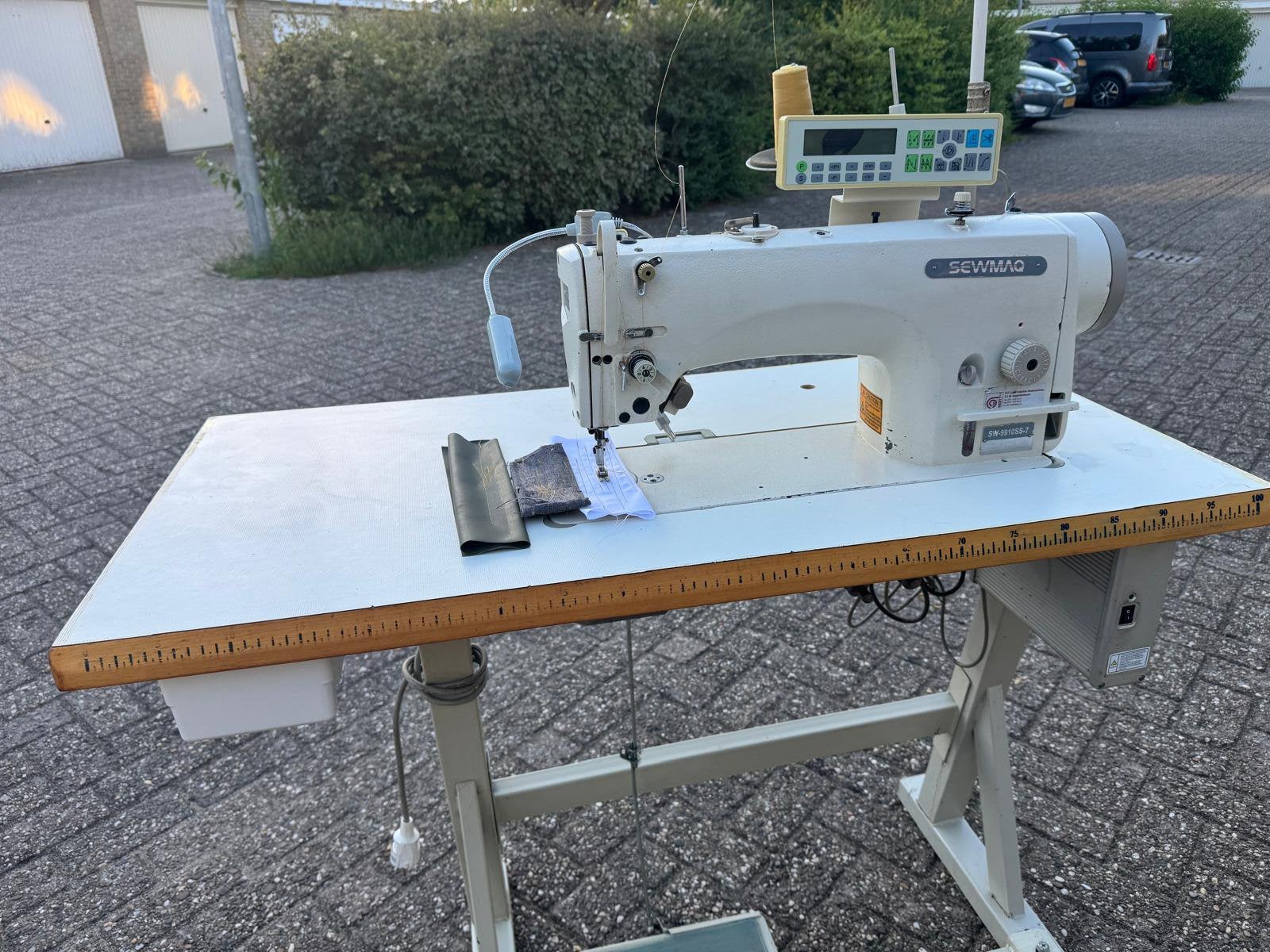 Sewmaq industriële naaimachine naald transport vol automaat, Ophalen, Naaimachine, Overige merken, Industrieel