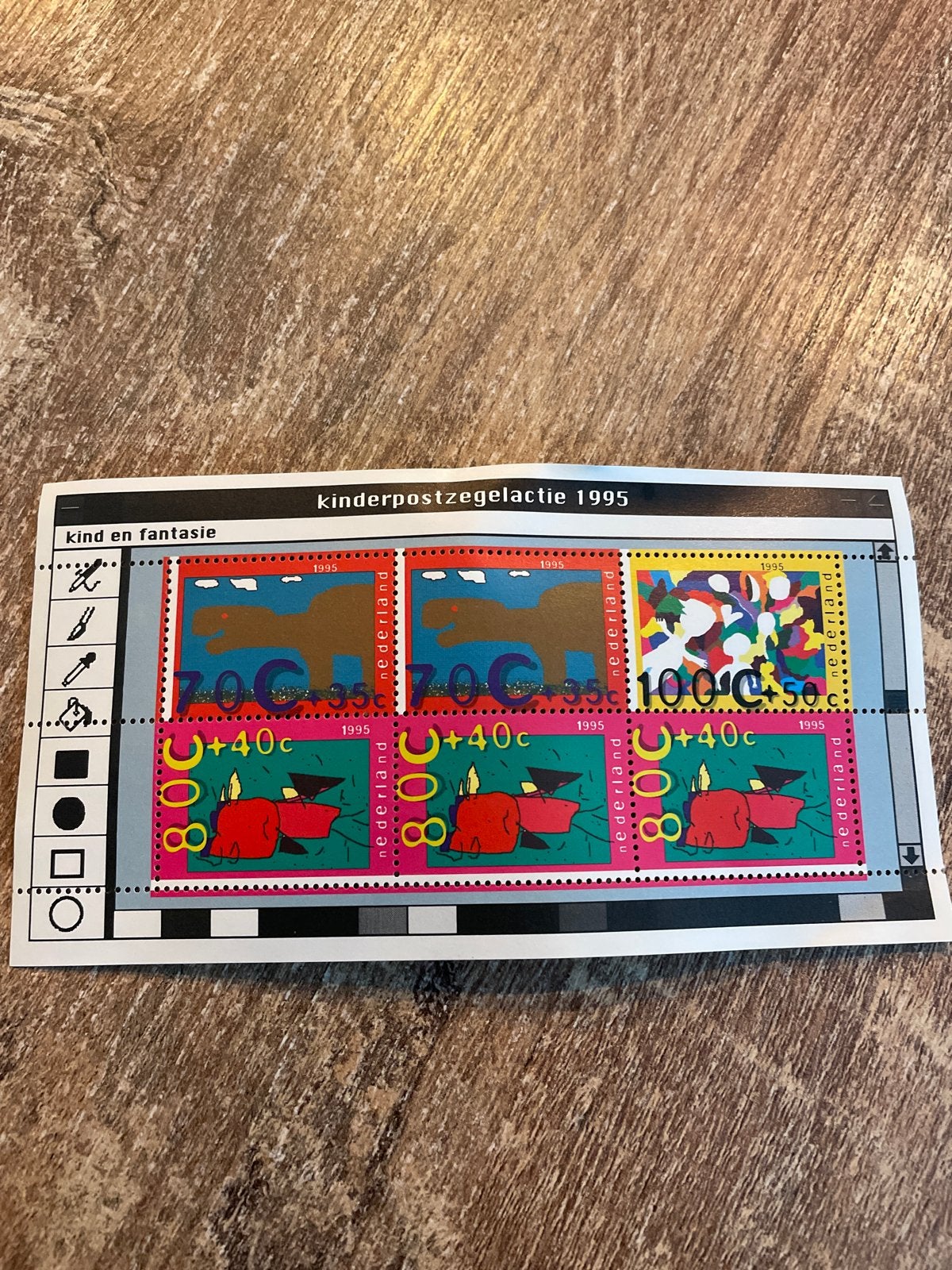 Kinderpostzegelactie 1995 - Kind en Fantasie, Ophalen of Verzenden, Na 1940, Postfris